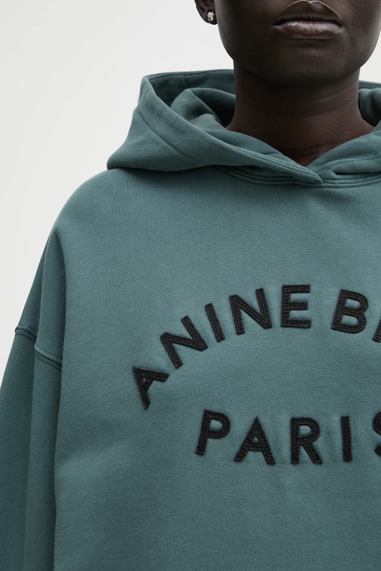 Anine Bing bluza bawełniana harvey zielony A.08.11526