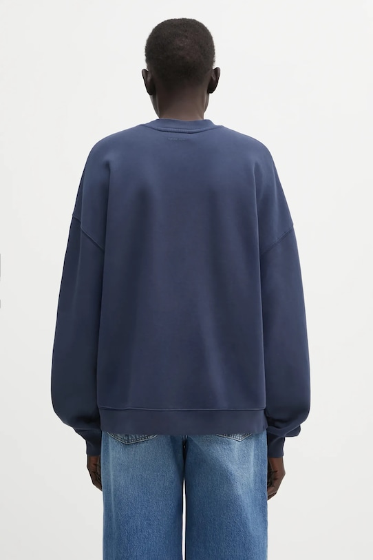 Odzież Anine Bing bluza bawełniana miles A.08.11727 granatowy