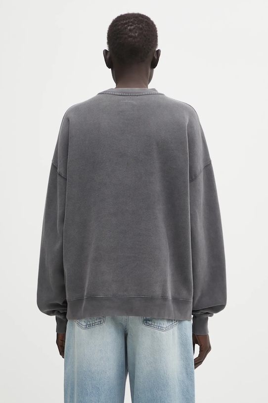 Odzież Anine Bing bluza bawełniana miles A.08.11728 szary