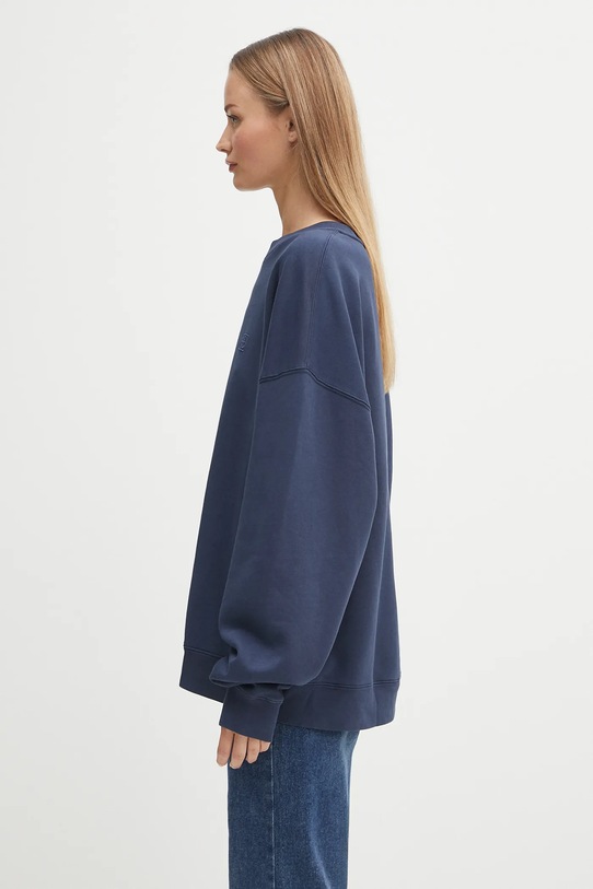 Anine Bing bluza bawełniana miles A.08.11205 granatowy AW25