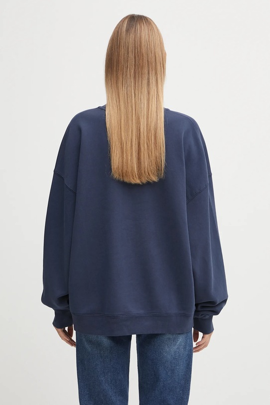 Ρούχα Βαμβακερή μπλούζα Anine Bing miles A.08.11205 σκούρο μπλε