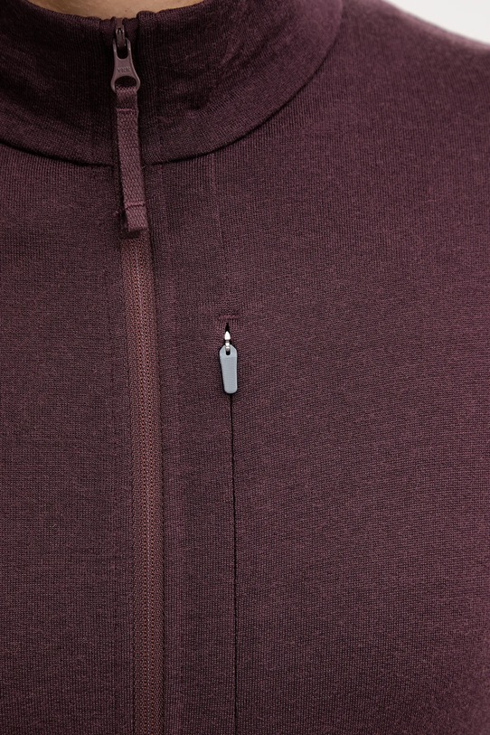 Icebreaker bluza sportowa Merino 260 Quantum IBBA56XQ0GW1 fioletowy