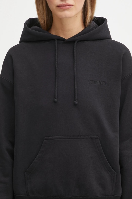 Кофта VETEMENTS Logo Fitted чёрный UH76HD130B