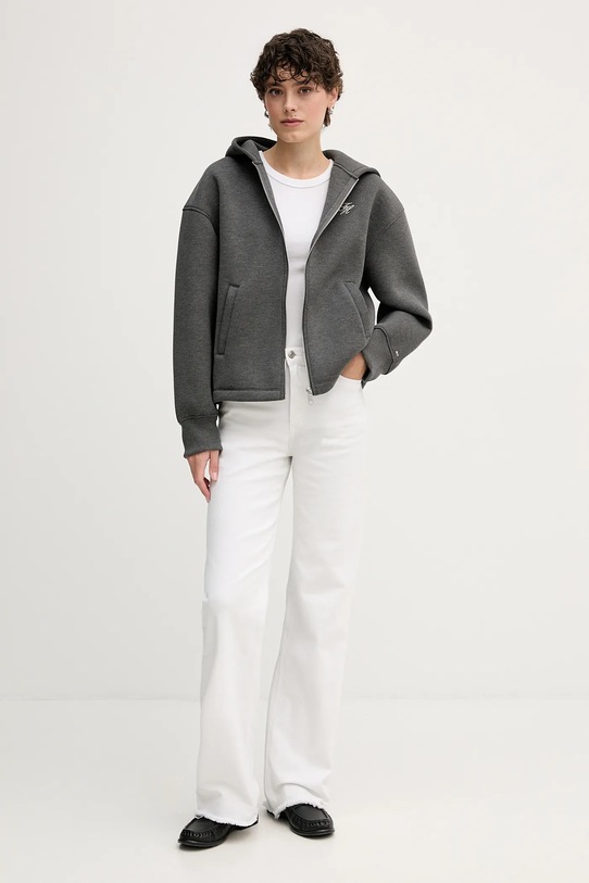 Tommy Hilfiger bluza WW0WW46815 szary AW25