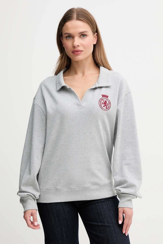 Кофта Tommy Hilfiger без капюшона сірий UW0UW06078