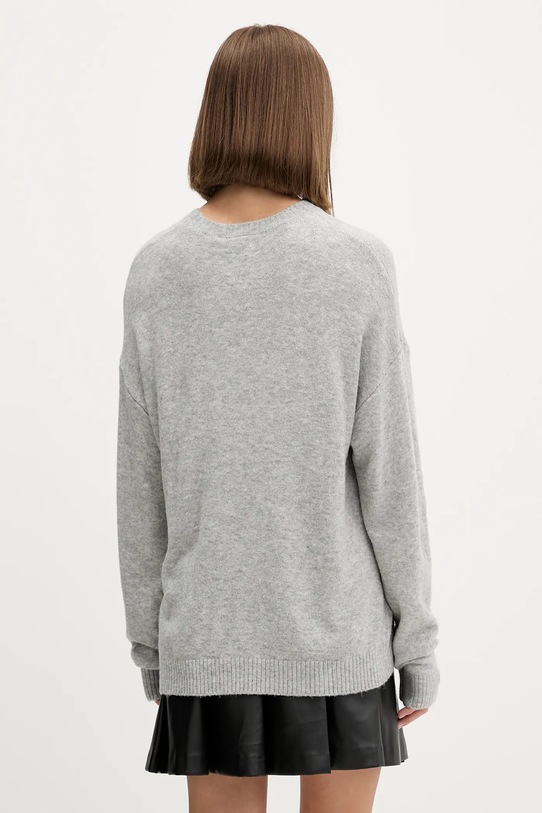 Odzież New Era sweter z domieszką wełny 60684495 szary