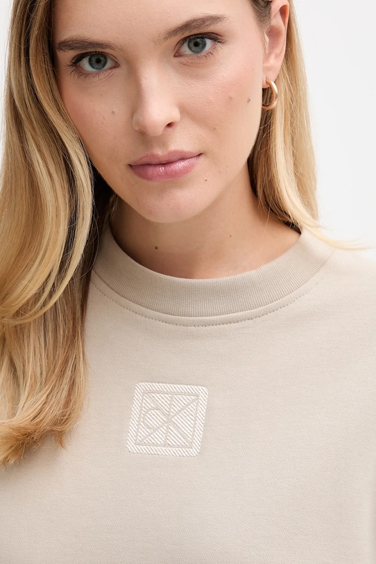 Oblečení Mikina Calvin Klein LV044D203G béžová