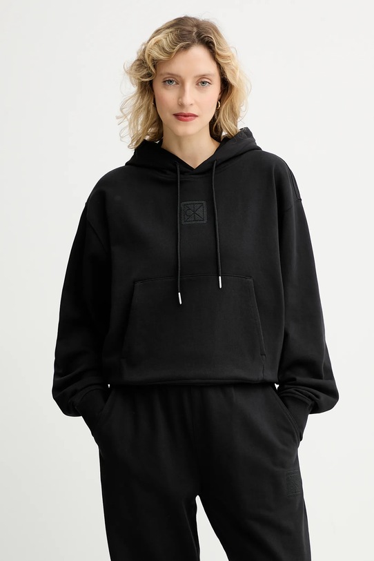 Calvin Klein bluza z kapturem czarny LV044D204G