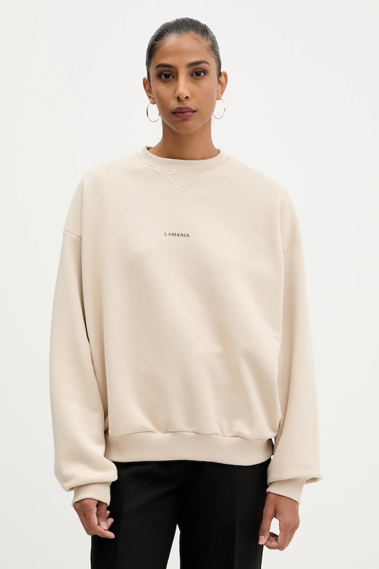 La Mania bluză uni bej MILKSHAKE