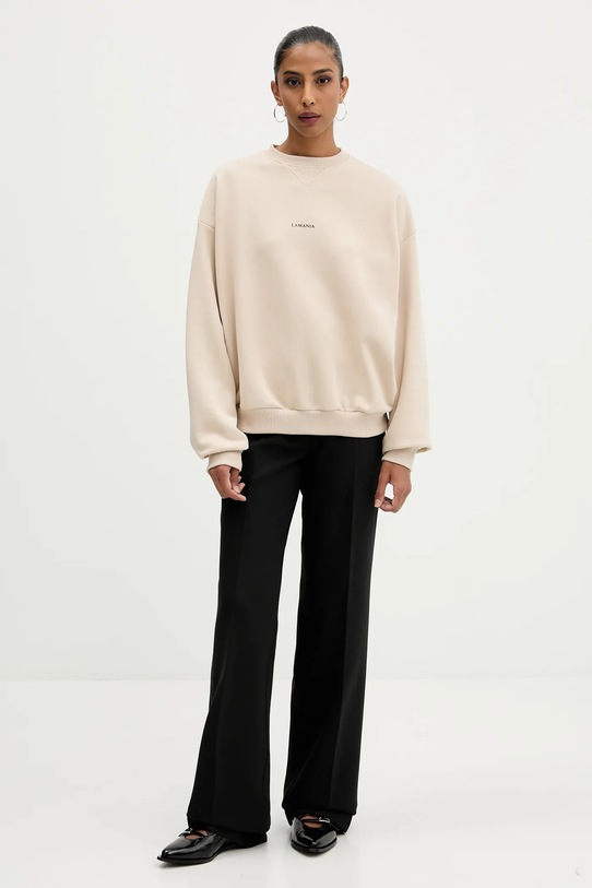 La Mania felpa MILKSHAKE beige AW25