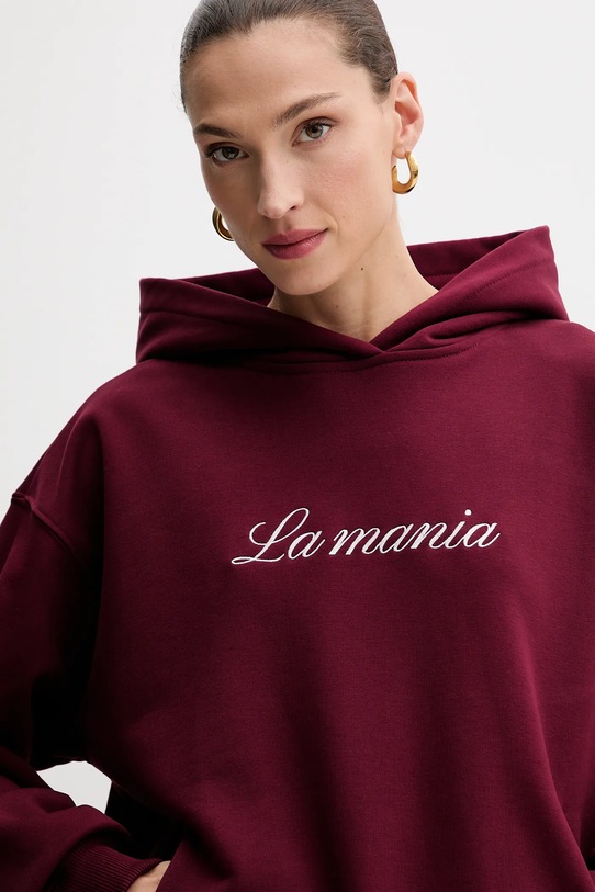 Mikina La Mania burgundské ROCKY