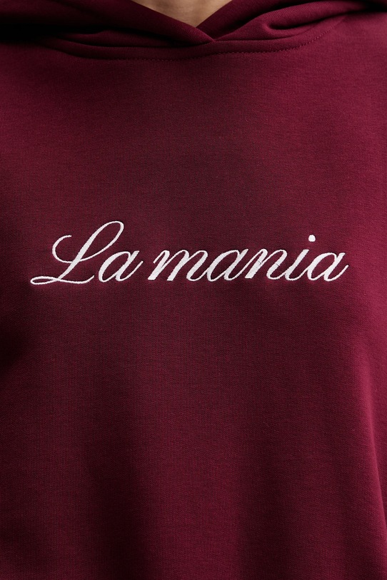 Mikina La Mania ROCKY burgundské