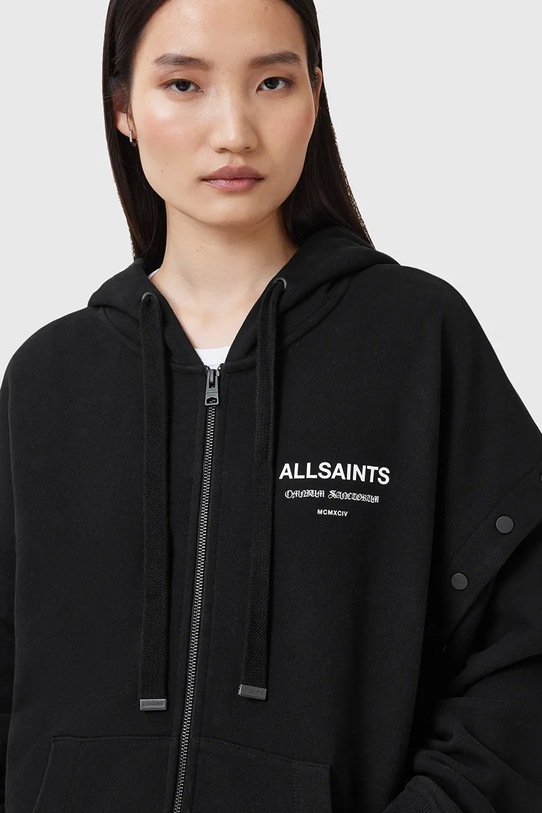 Odzież AllSaints bluza bawełniana OMNIUM W268JB czarny