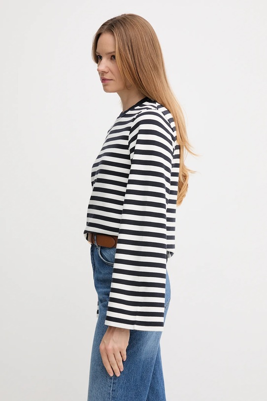 Barbour bluza bawełniana ROBYN granatowy LOL0642