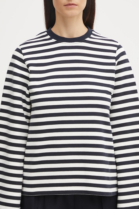 Barbour felpa in cotone ROBYN blu navy LOL0642