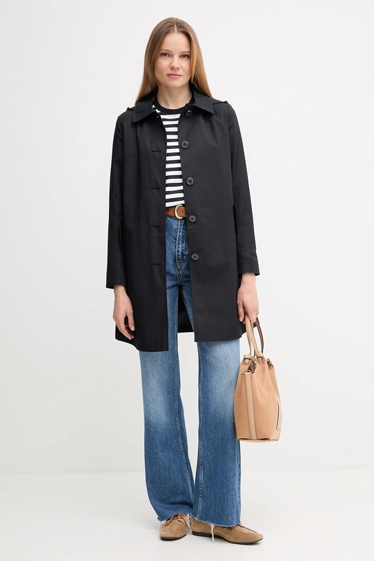 Памучен суичър Barbour ROBYN LOL0642 черен AW25