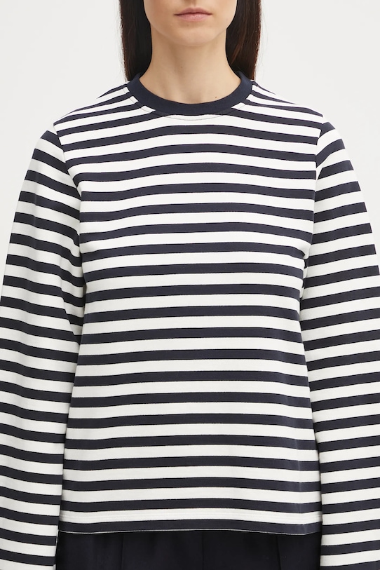 Βαμβακερή μπλούζα Barbour ROBYN μαύρο LOL0642