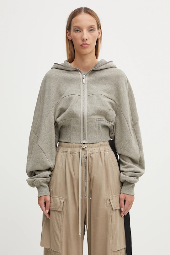 Rick Owens DRKSHDW sweatshirt Collage Gimp other gray DS02E7233.FGM