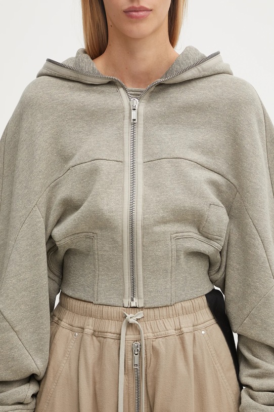 Rick Owens DRKSHDW bluza Collage Gimp szary DS02E7233.FGM