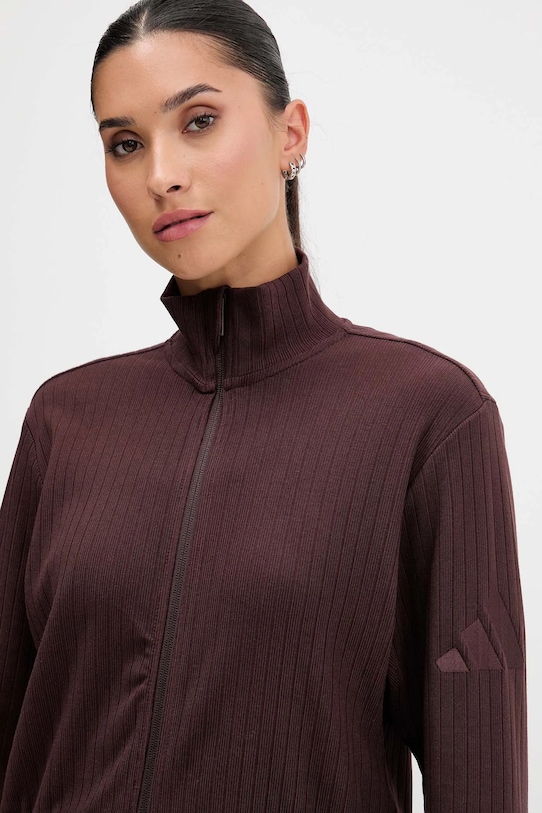 adidas bluza All Szn Winterized brązowy JM5947