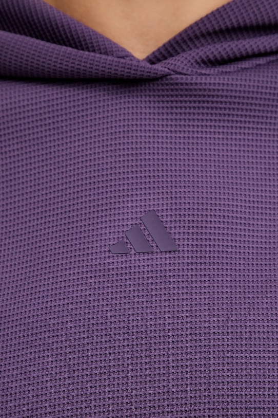 adidas Performance bluza treningowa Cover-up JY2667 fioletowy