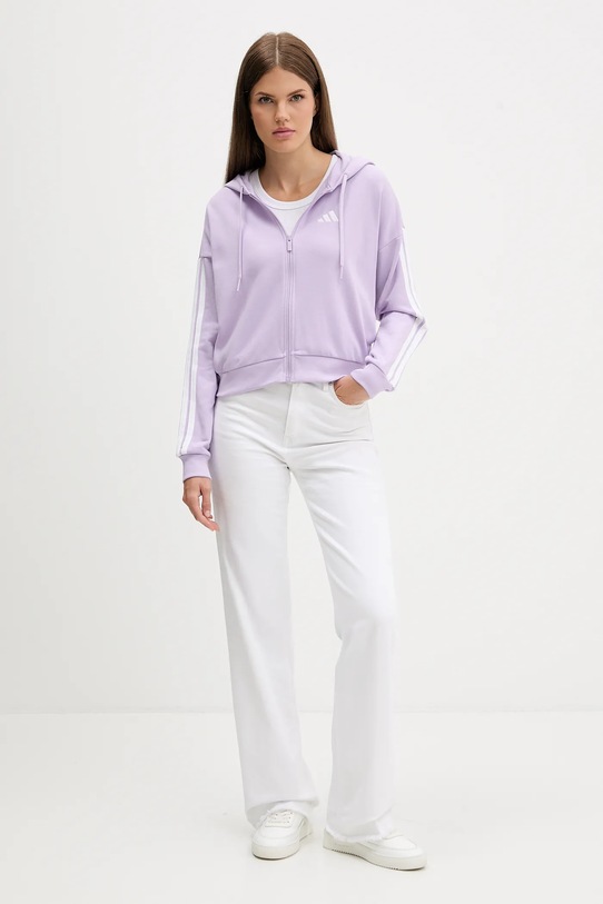 adidas bluza Essentials JY3135 fioletowy AW25