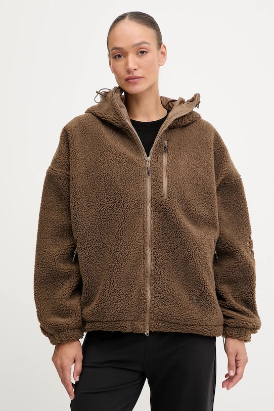 adidas by Stella McCartney hanorac fleece uni maro KA0646