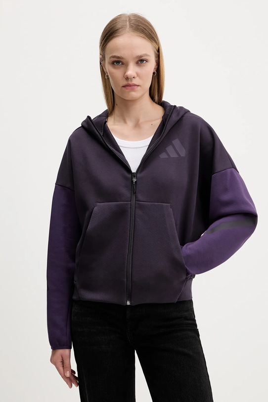 adidas bluza adidas x Z.N.E wzorzyste fioletowy KC0990