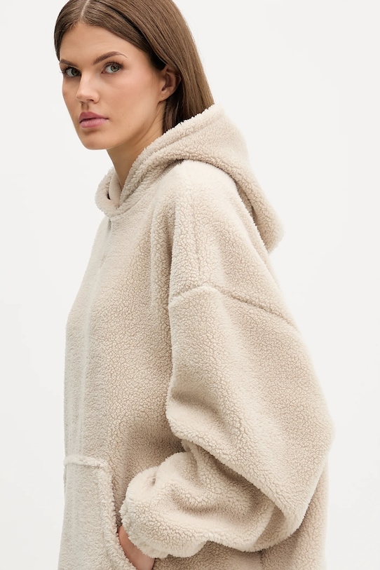 adidas Originals bluza polarowa Teddy JW6061 beżowy