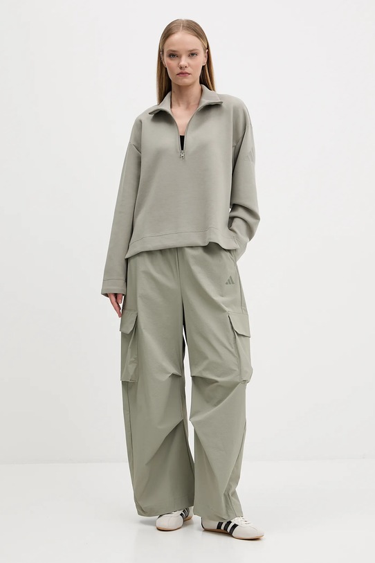 adidas bluza Soft Lux JW7422 zielony AW25