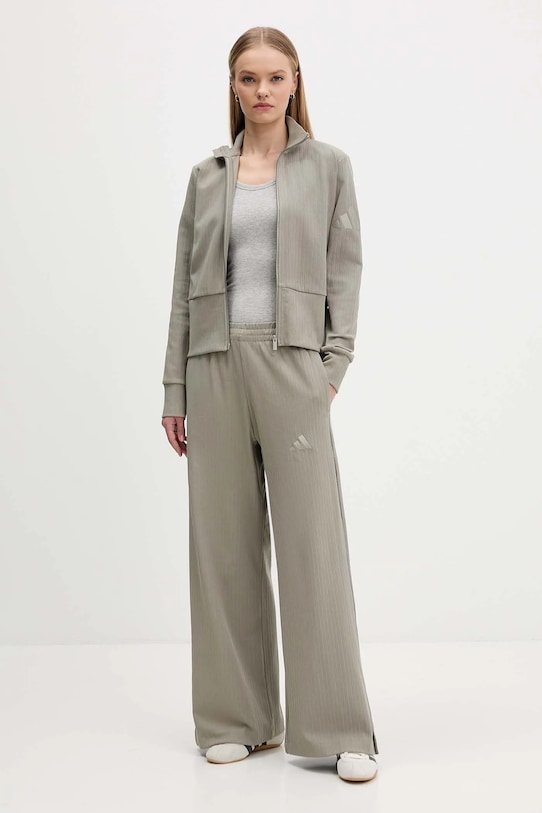 adidas bluză All Szn Winterized JW7435 verde AW25