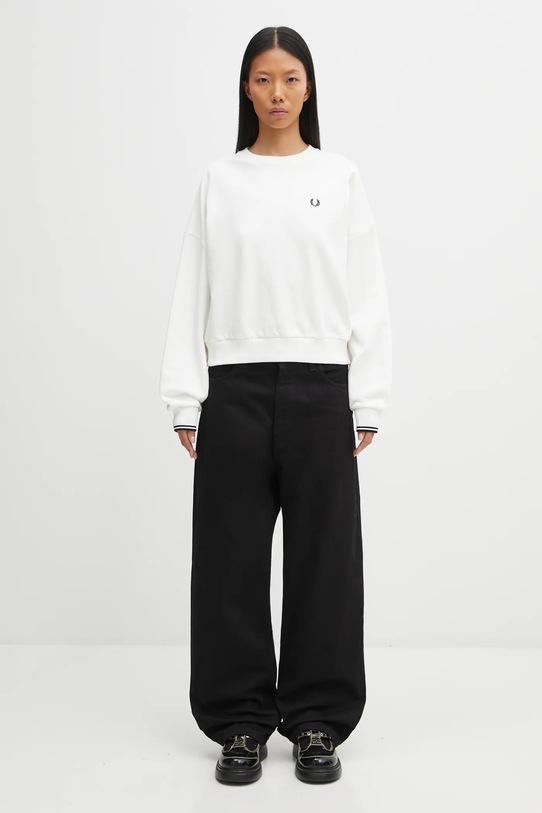Fred Perry bluza bawełniana G1148 biały