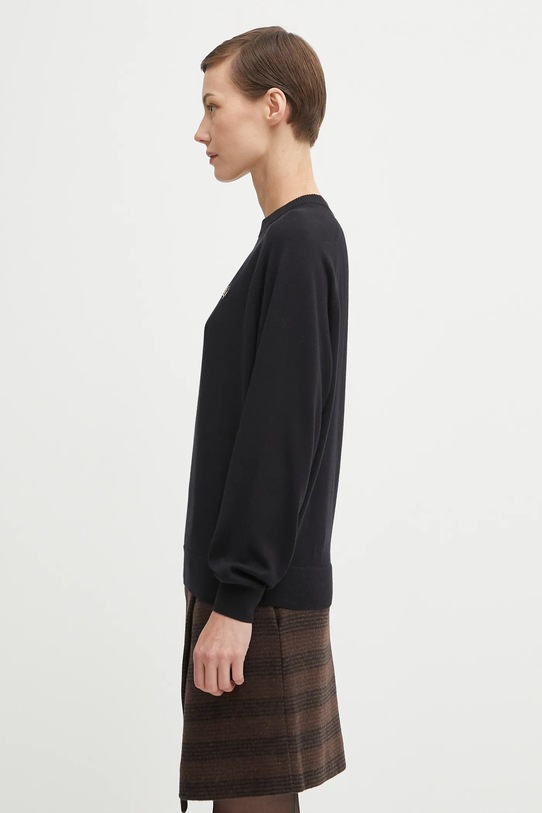 Fred Perry sweter bawełniany K1117 czarny AW25