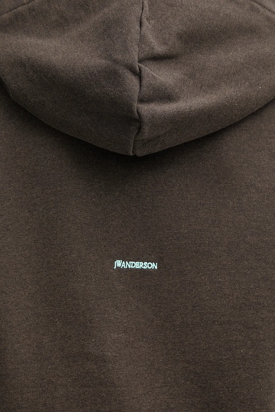 JW Anderson cotton sweatshirt Tied Bow JW0244.PG1719 brown