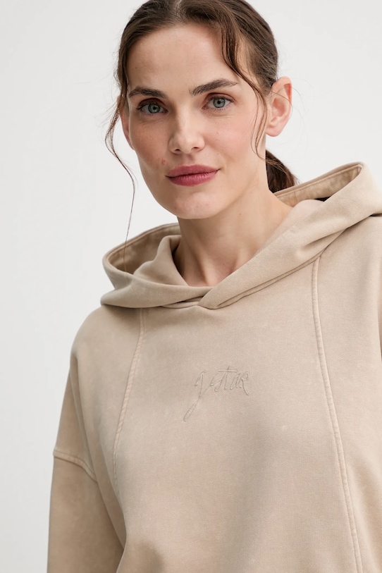 G-Star hanorac de bumbac bej D27726.D969