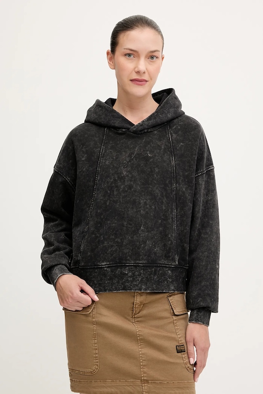 G-Star bluza bawełniana bawełna czarny D27726.D969