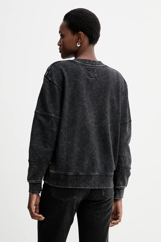 Îmbrăcăminte G-Star hanorac de bumbac Washed 3D sleeve a line D27167.D969 gri