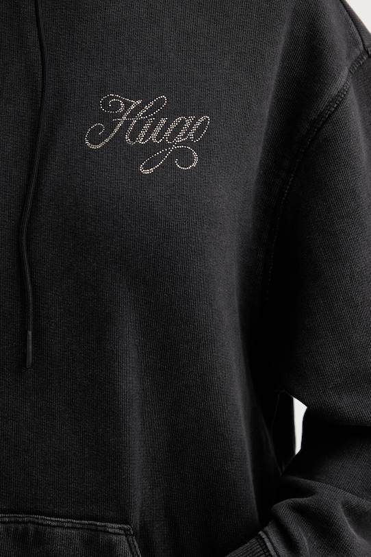 Pamučna dukserica Hugo Blue 50547955 crna