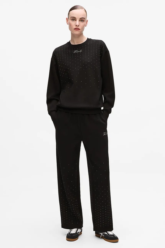 Karl Lagerfeld bluză negru A4W20038