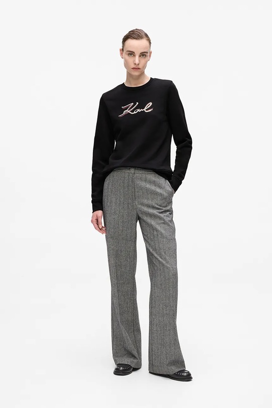 Karl Lagerfeld bluză negru A4W20041