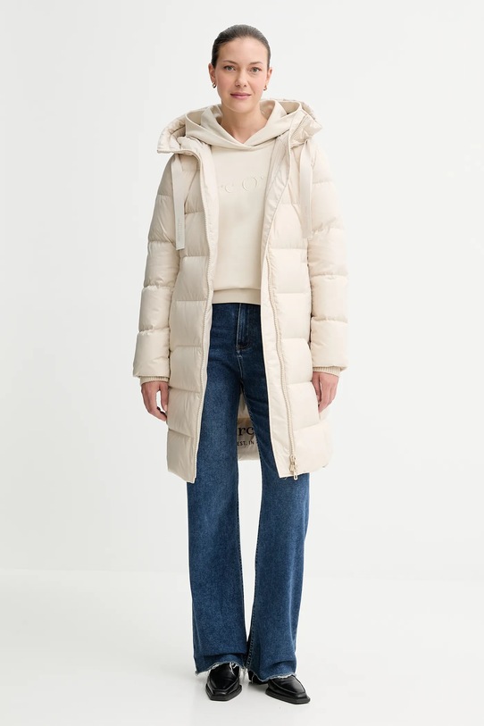 Bavlnená mikina Marc O'Polo 508407354165 béžová AW25