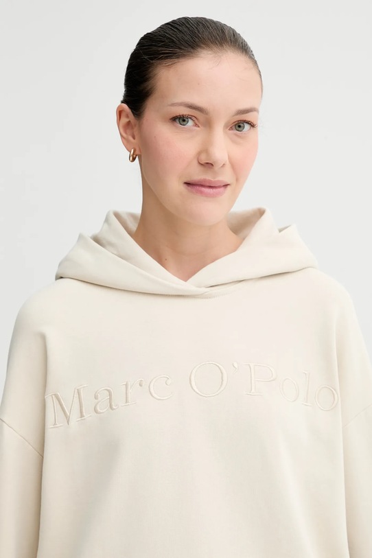 Bavlnená mikina Marc O'Polo béžová 508407354165