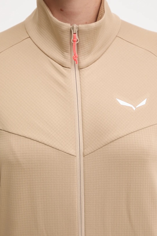 Outdoorová mikina Salewa Puez Cammino 00.0000029095 béžová