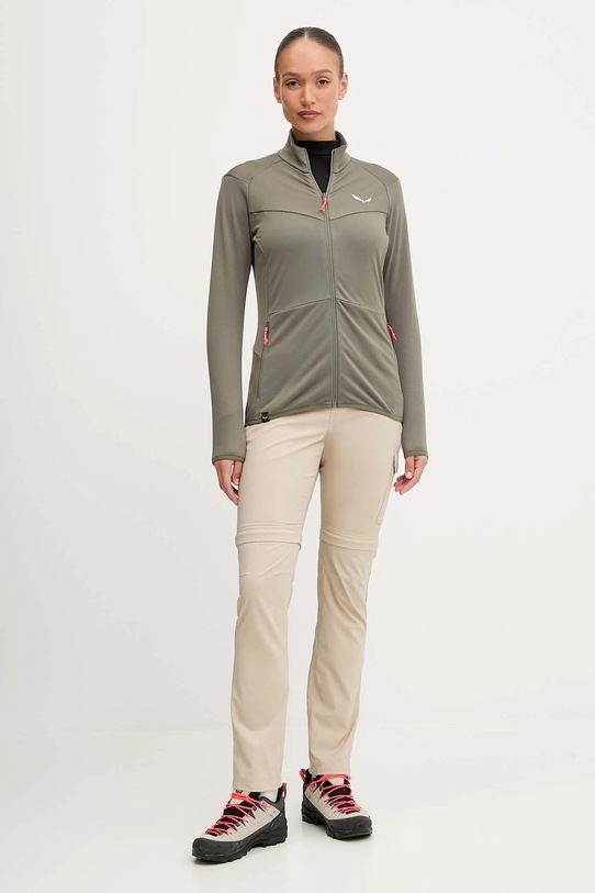 Salewa bluza outdoorowa Puez Cammino 00.0000029095 zielony AW25