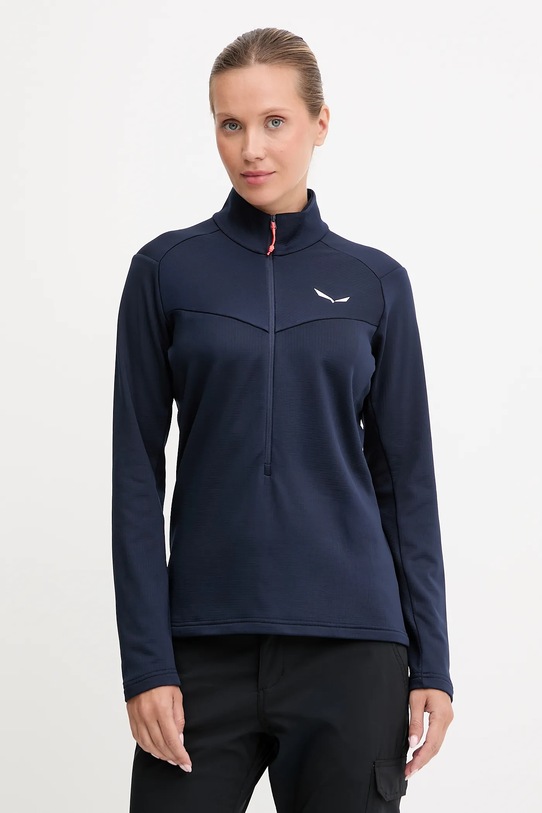 Salewa bluza outdoorowa Puez Cammino z elastanem granatowy 00.0000029097