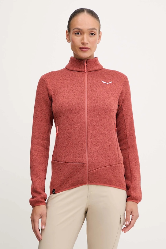 Спортивная кофта Salewa Puez Rocca меланж оранжевый 00.0000029127
