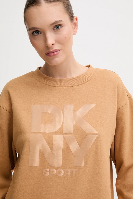 Dkny bluza brązowy DP5T1444