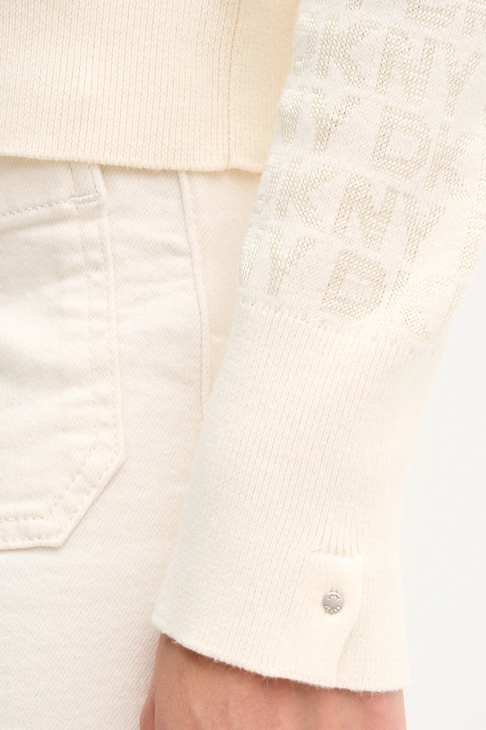 Dkny sweter DJ5R0877 beżowy