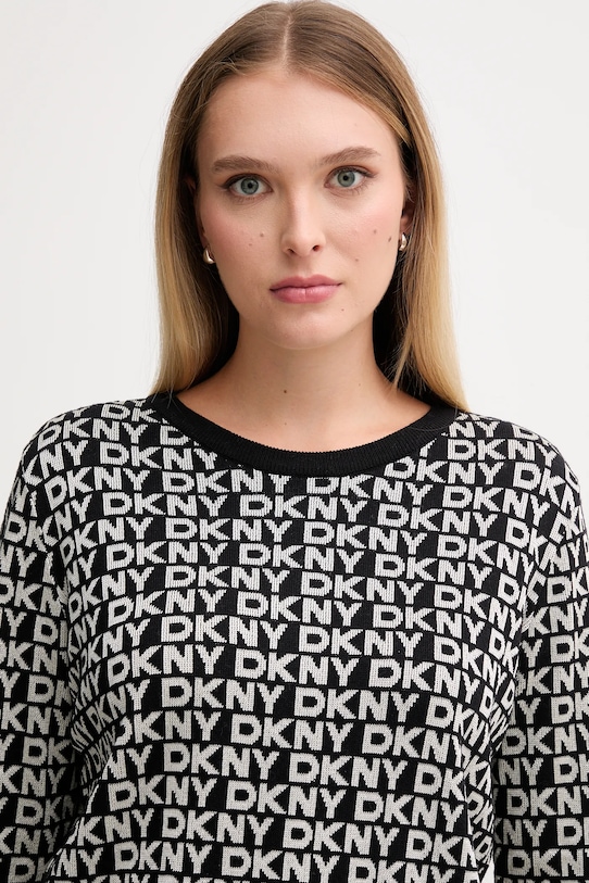 Dkny sweter czarny DJ5R0877
