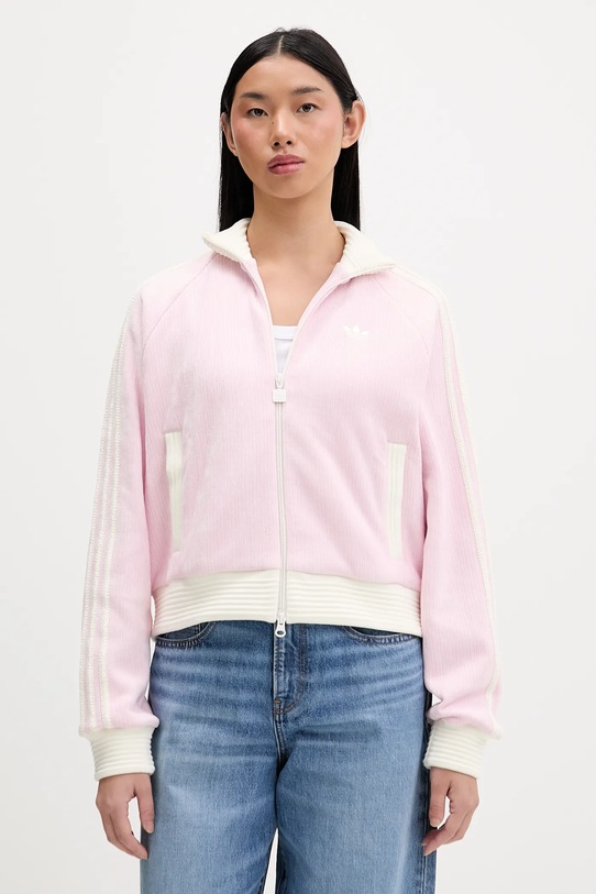 adidas Originals bluza Velour pozostałe różowy KS7780